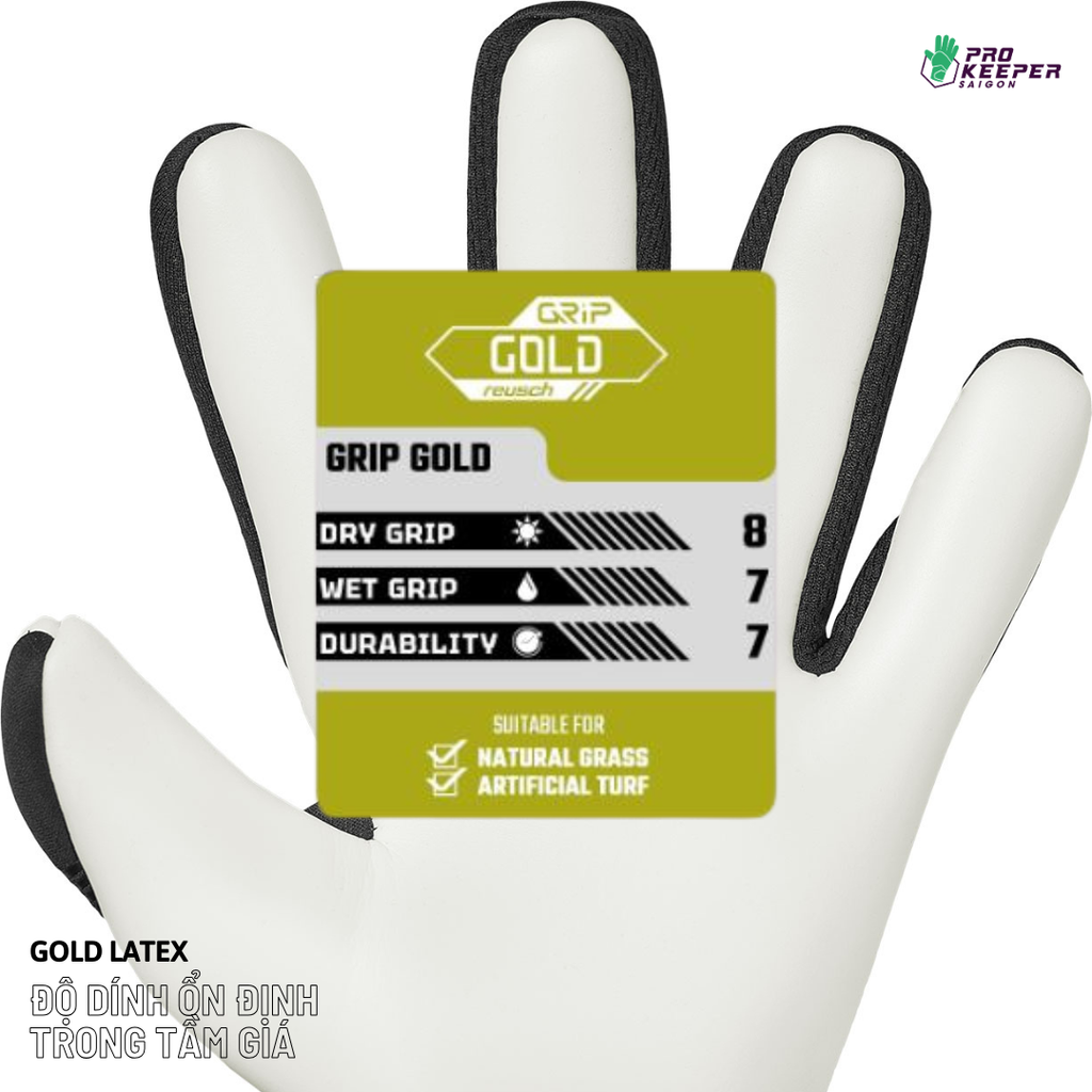 Găng Tay Thủ Môn Reusch Fastgrip Gold 5570100 7707