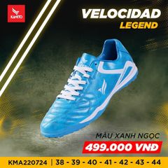 Giày đá banh Kamito Velocidad Legend - Xanh Ngọc