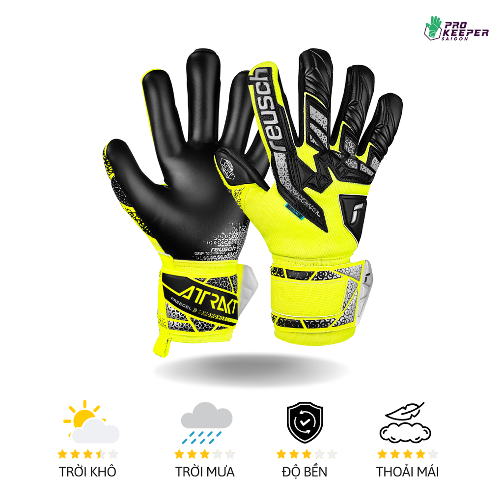 Găng Tay Thủ Môn Reusch Attrakt Freegel Silver 5570235 2025