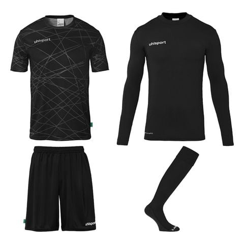 Bộ Thủ Môn Uhlsport Prediction Goalkeeper Bundle Black