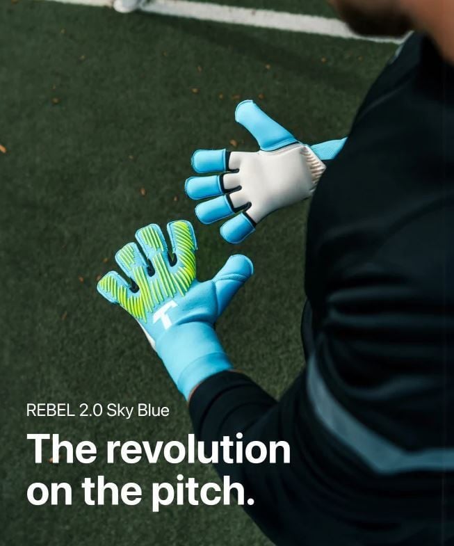 Găng Tay Thủ Môn T1tan Rebel 2.0 Sky Blue