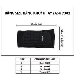Băng khuỷu tay YASU đệm tổ ong phân tác lực tác động chơi đá banh