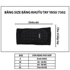 Băng khuỷu tay YASU đệm tổ ong phân tác lực tác động chơi đá banh