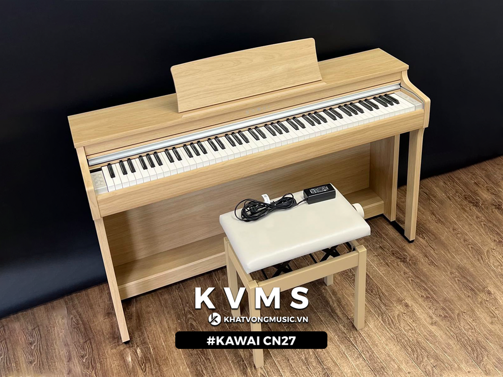 bàn phím RH3III trên đàn piano điện kawai CN27 - Khát Vọng Music Center