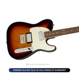  Đàn Guitar điện Fender Player Tele HH Pau Ferro 3T-Sunburst 