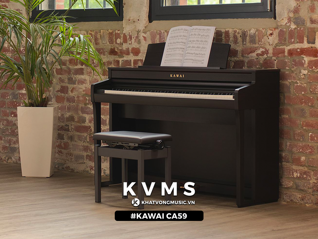 bàn phím Grand feel Compact trên kawai CA59  - Khát Vọng Music Center