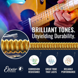  Dây đàn Guitar điện Elixir 12002 | Electric Strings Phủ Lớp Nanoweb | Size 9 (9-42) 