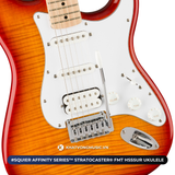  Đàn Guitar điện Squier AFFINITY SERIES™ STRATOCASTER® FMT HSS 