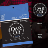 Dây đàn guitar Martin Darco Acoustic D500 | 80/20 Phosphor Bronze, Light-Gauge Guitar Strings, 12-String 