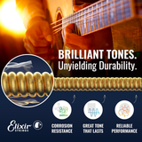  Dây đàn Guitar Acoustic Elixir 11052 | Phosphor Bronze Nanoweb | Size 12 