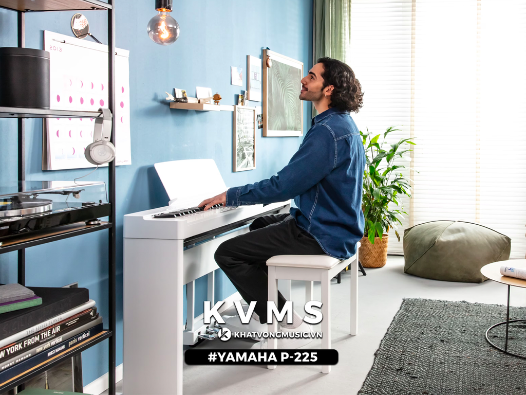 Thiết kế tinh gọn của Yamaha P-225