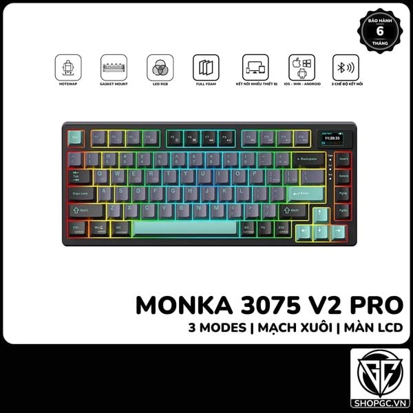 Bàn phím Monka 3075 V2 PRO