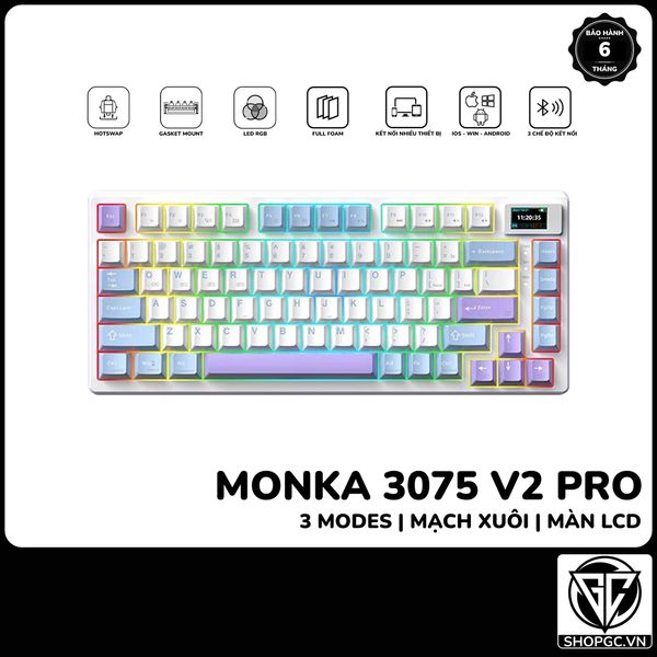Bàn phím Monka 3075 V2 PRO