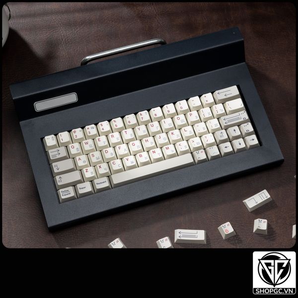 Keycap XMI CLONE 6085 | Keycap 6085 Hollow Red Russian Sub Legend Nhựa PBT 145 nút in nhiệt Dyesub