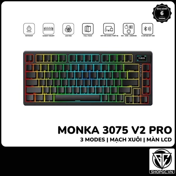 Bàn phím Monka 3075 V2 PRO