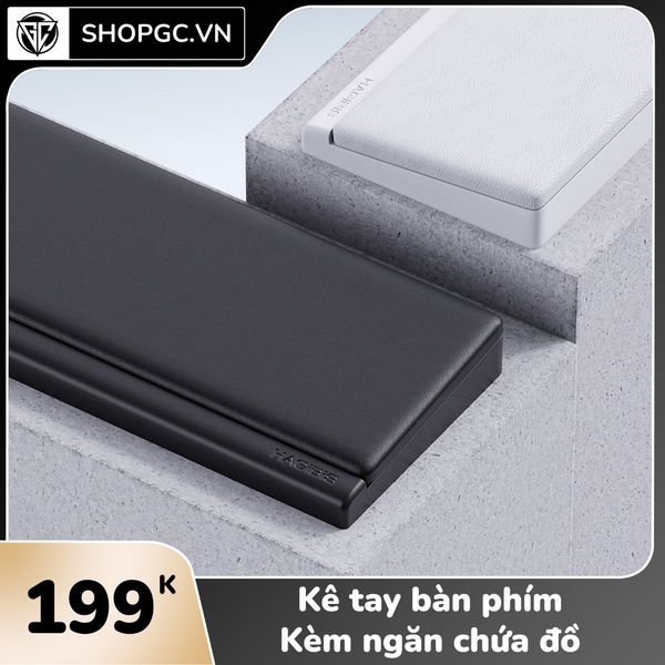 Kê tay bàn phím kèm ngăn chưa đồ