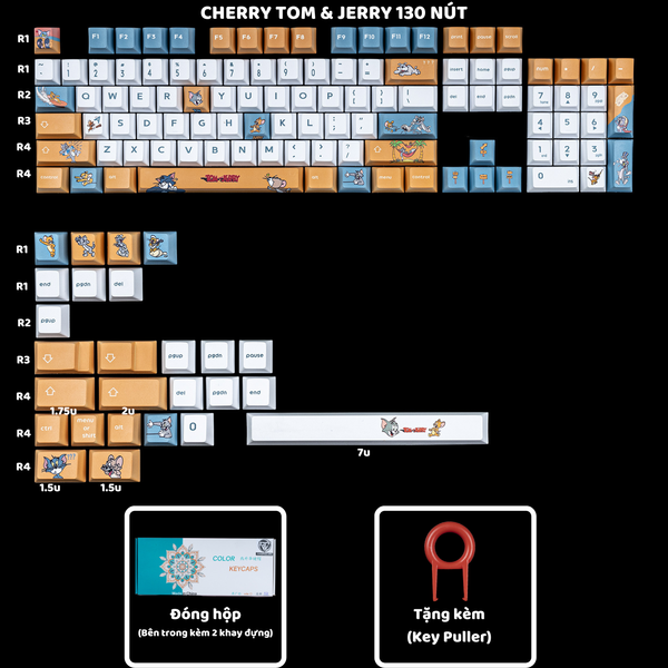 Keycap Tom & Jerry