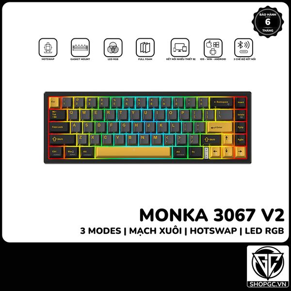 Bàn phím Monka 3067 V2 PRO