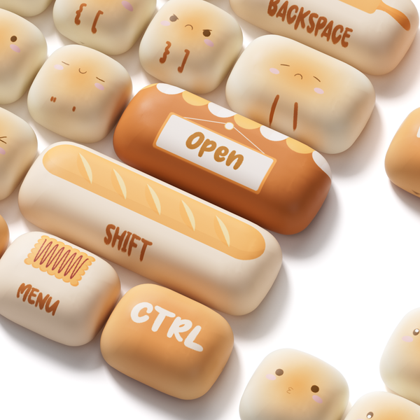 Keycap Akko Bun Wonderland - Bánh Mì