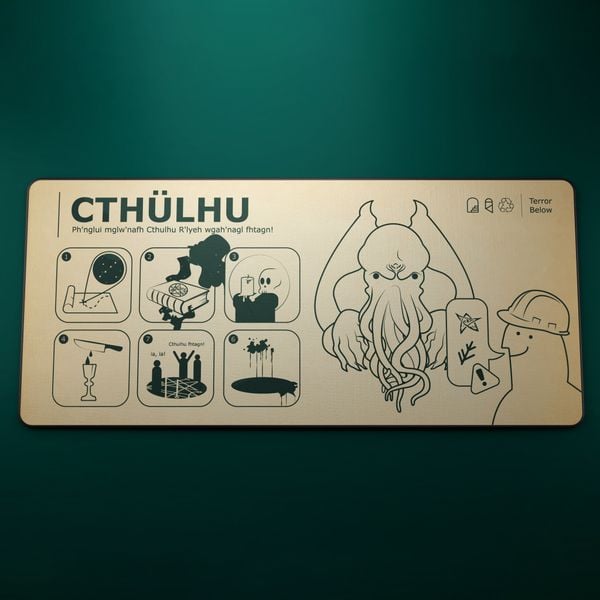 Deskmat GMK Teror Below