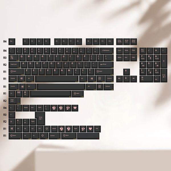 Keycap ePBT Black Pink