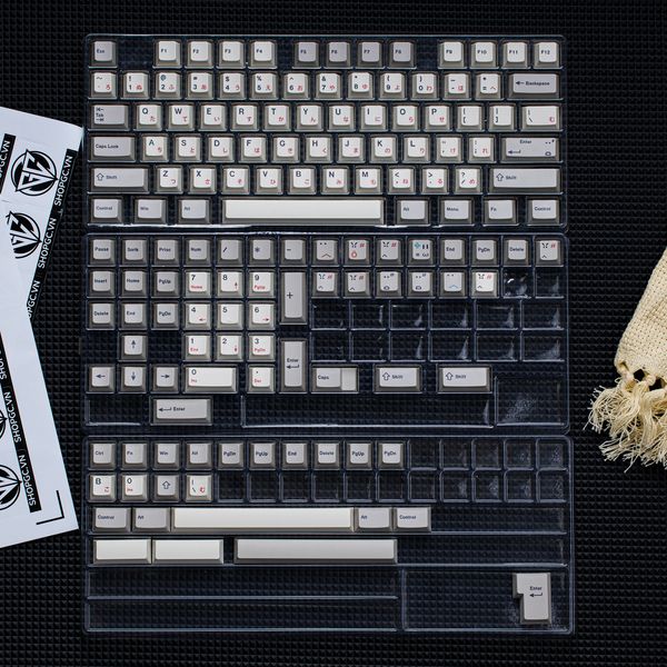 Keycap XMI CLONE | Keycap Retro Janpan Red nhựa PBT 145 nút in nhiệt Dyesub