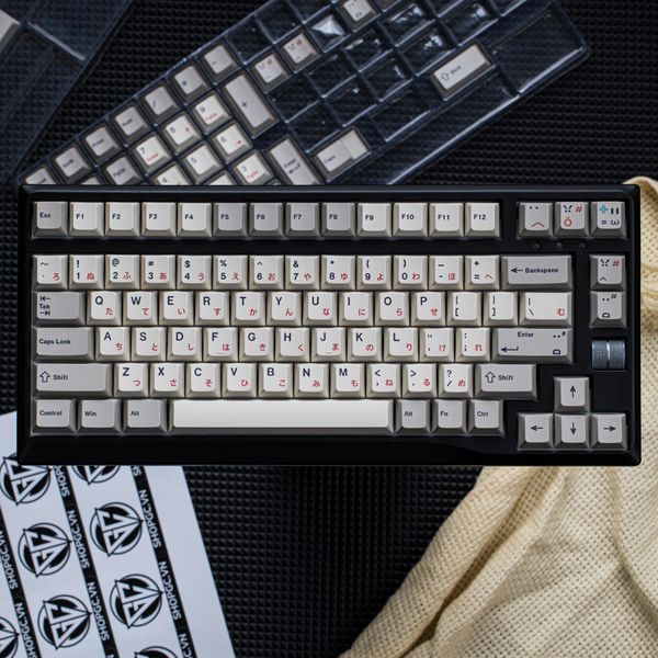 Keycap XMI CLONE | Keycap Retro Janpan Red nhựa PBT 145 nút in nhiệt Dyesub