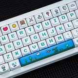  Keycap Pixel Wind Power | MA Pixel Wind Power Font chữ béo | Keycap nhựa PBT 119 nút in nhiệt Dyesub 