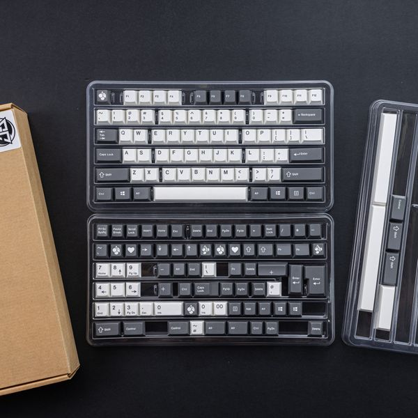 Keycap ePBT Grey On White