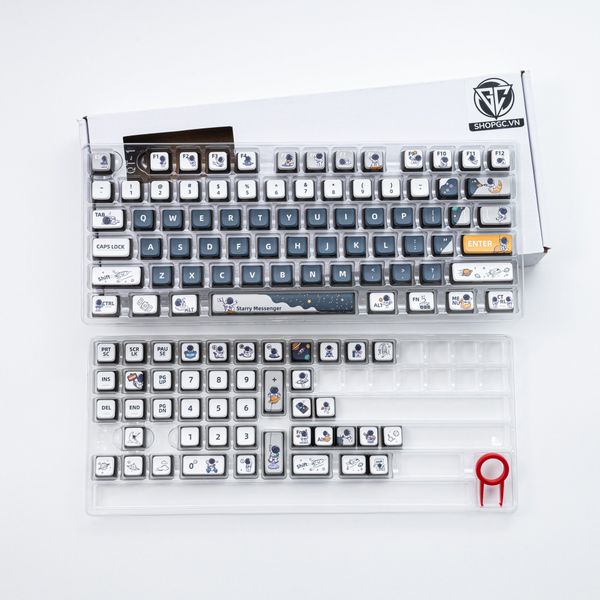 Keycap Astronaut xuyên led