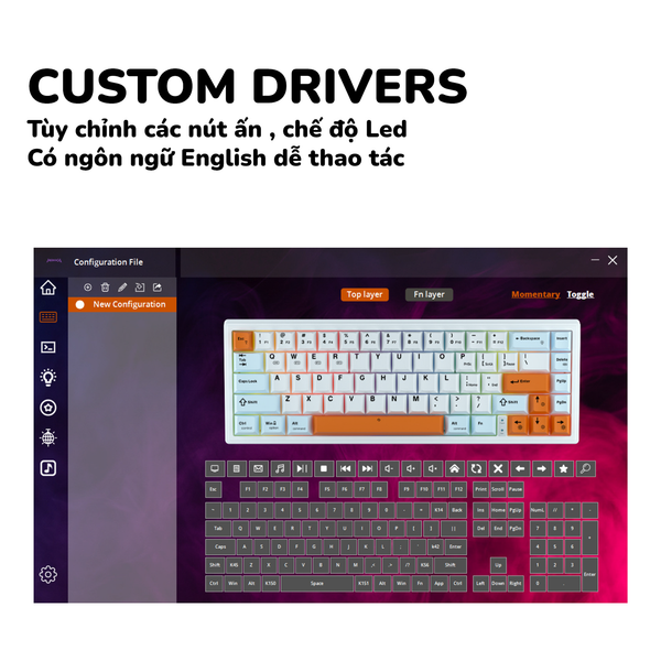 Bàn phím Monka 3067 V2 PRO