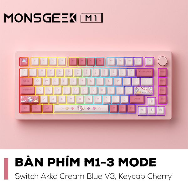 Bàn phím Monsgeek M1W | E-coating
