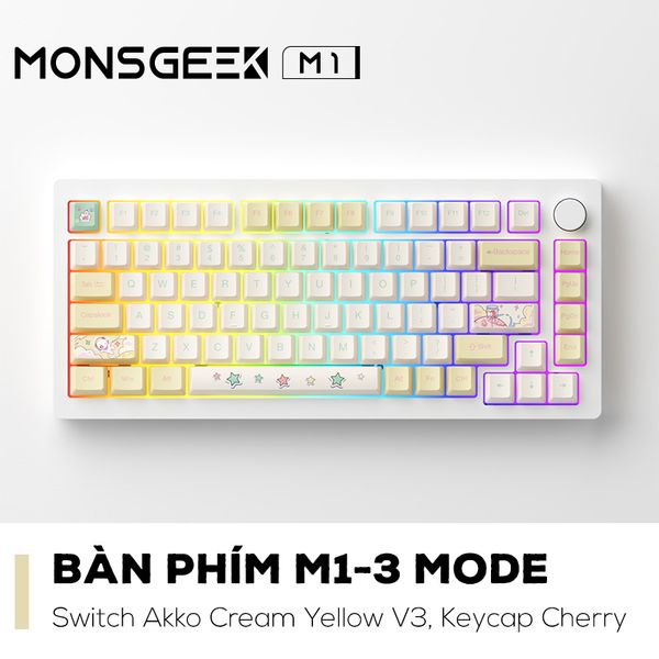 Bàn phím Monsgeek M1W | E-coating