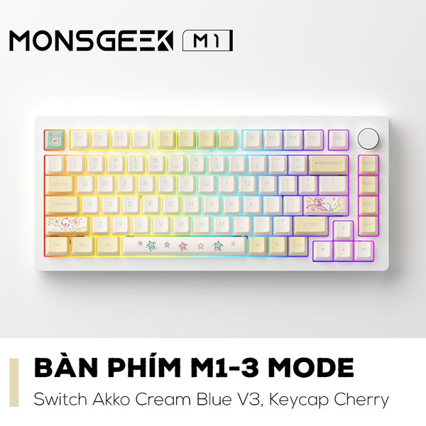 Bàn phím Monsgeek M1W | E-coating