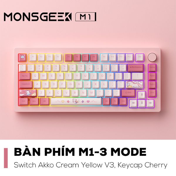 Bàn phím Monsgeek M1W | E-coating