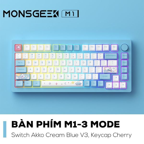 Bàn phím Monsgeek M1W | E-coating