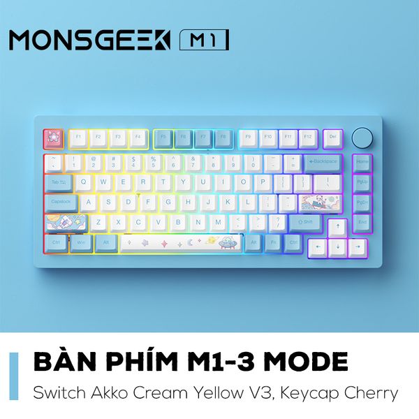 Bàn phím Monsgeek M1W | E-coating