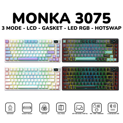 Bàn phím Monka 3075 V2 PRO