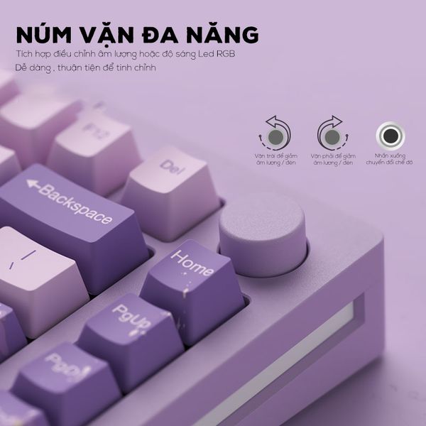 Bàn phím Monsgeek M1W | E-coating