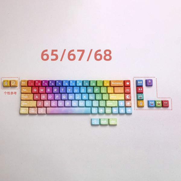 Keycap Rainbow Gradient