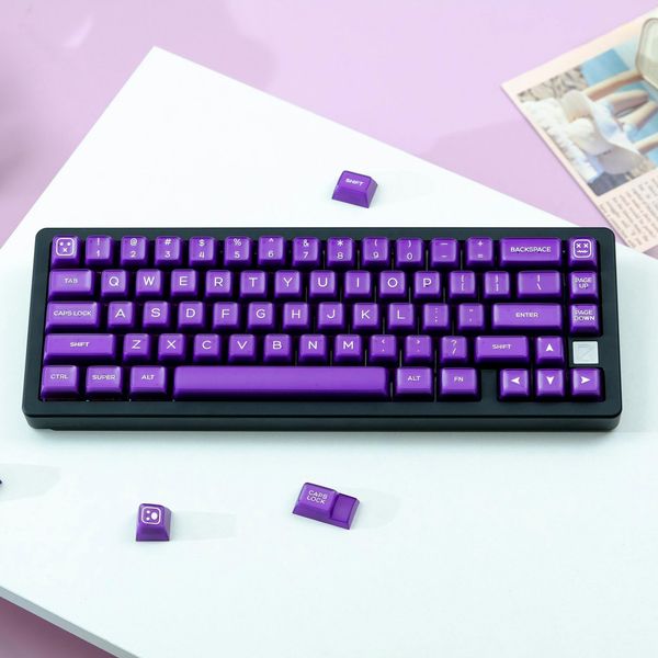 Keycap Purple Semi-Transparent
