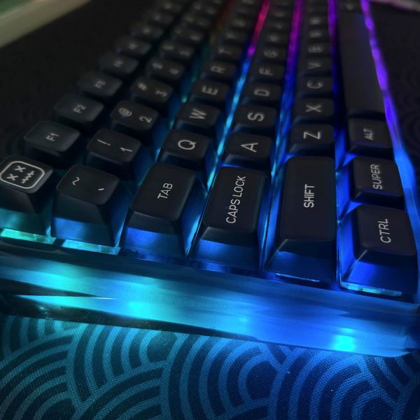 Keycap Purple Semi-Transparent