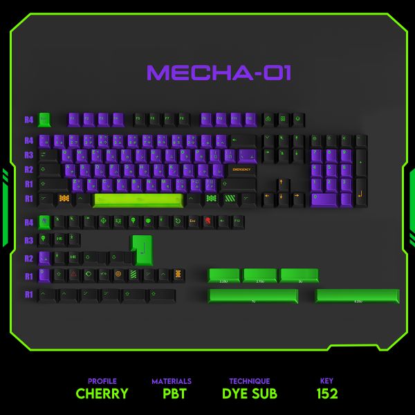Keycap EVA-01 PC
