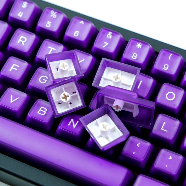 Keycap Purple Semi-Transparent