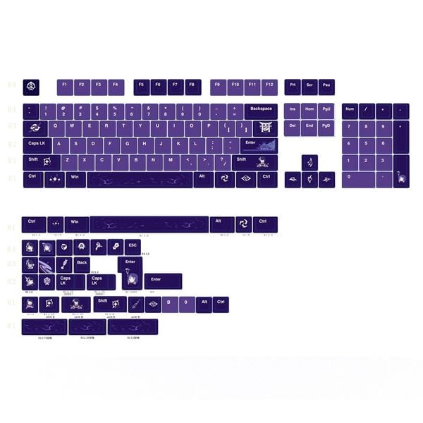 Keycap Genshin Raiden