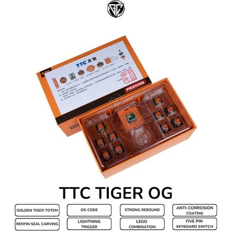 Hộp 10 switch TTC Tiger OG phiên bản giới hạn