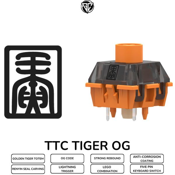 Hộp 10 switch TTC Tiger OG phiên bản giới hạn
