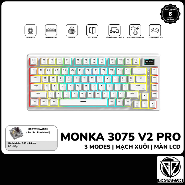 Bàn phím Monka 3075 V2 PRO