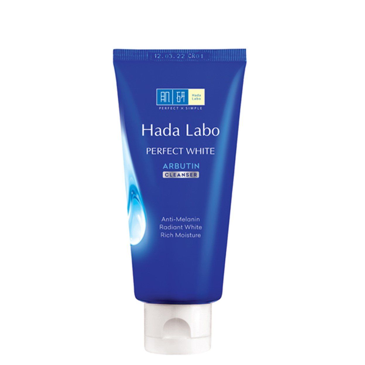  Kem rửa mặt Hada Labo Perfect White Cleanser 80g (Xanh dương) - T28 