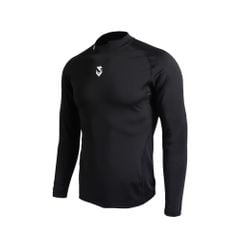 Áo Thun Thể Thao Shamdi Dài Tay Higher Neck Tee Đen